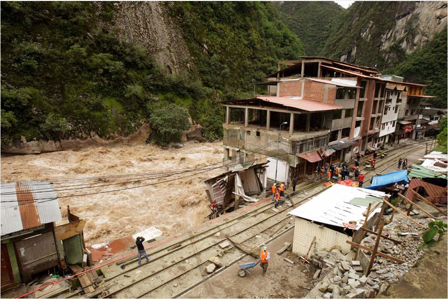 Source: Peruvian Red Cross Evacuation of affected families Delivery of