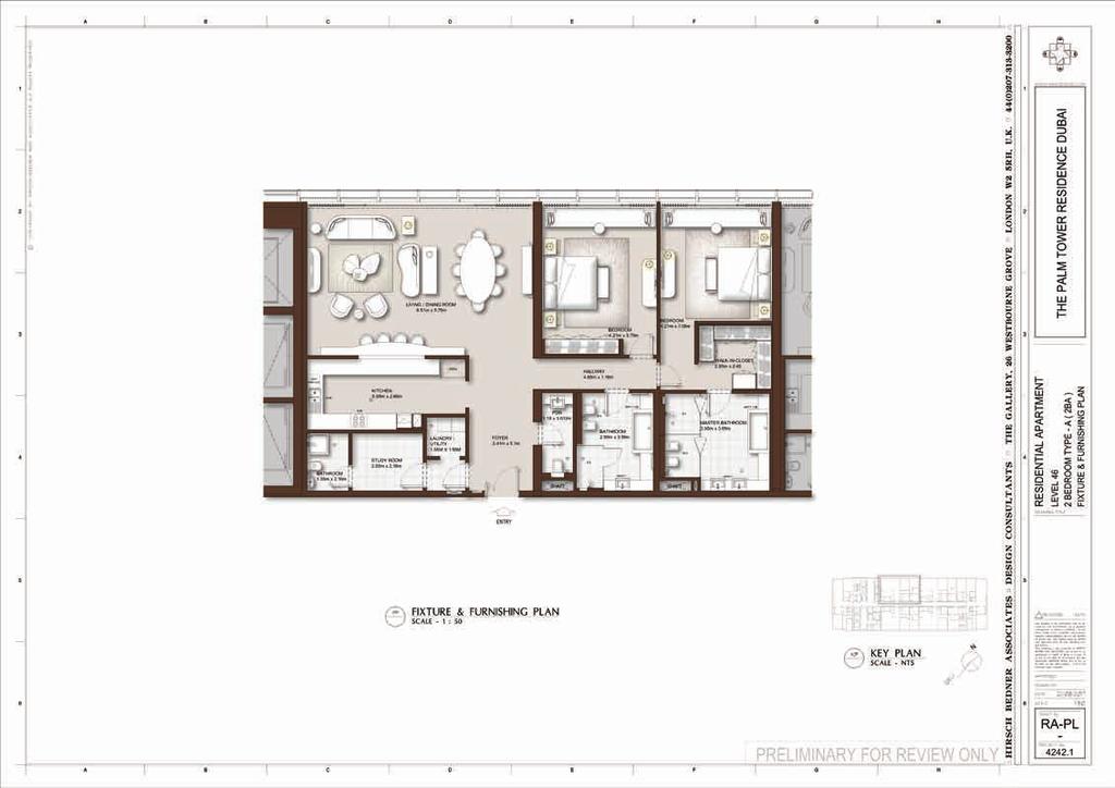 FLOOR PLANS Two Bedroom Type A One Bedroom Type E The developer reserves the right to make revisions. All the measurements and drawings are approximate.