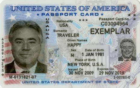 Page 67 of 118 U.S. Passport Card The U.S. Department of State began producing the passport card in July 2008.
