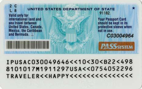 Passport Card front and back Permanent Resident Card (Form I-551) On May 1, 2017 USCIS began issuing a redesigned Permanent Resident Card, Form I-551 (also known as the Green Card ).