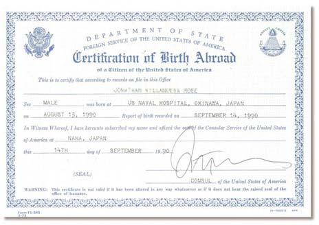Page 80 of 118 Certification of Birth