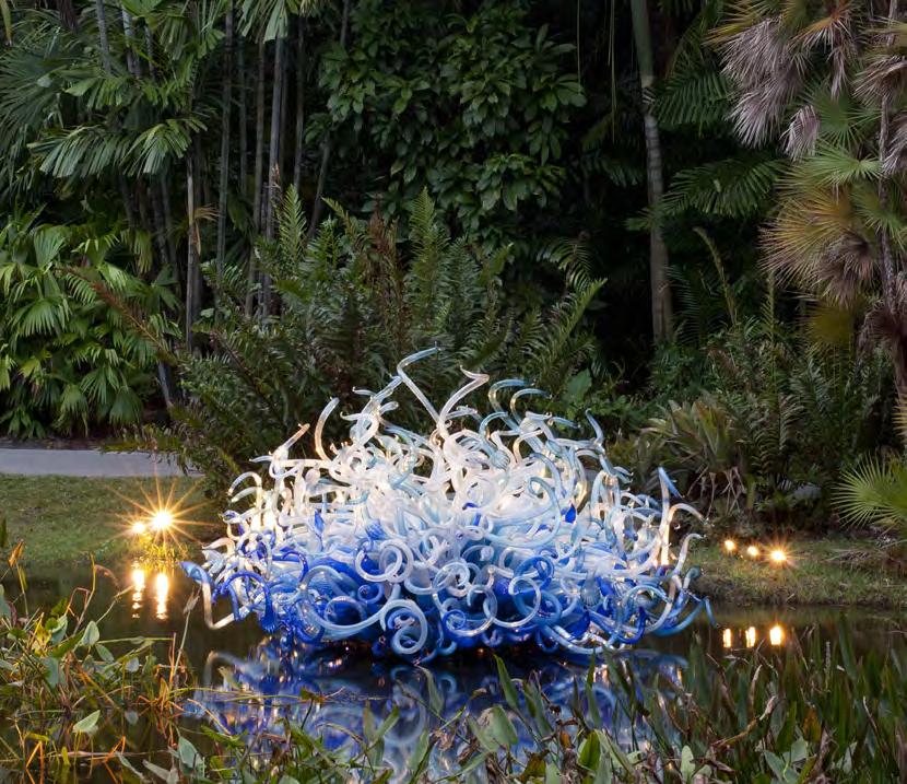 Dale Chihuly is considered the greatest living master of the ancient medium of glass blowing, and a decade ago hundreds of thousands of Fairchild members and visitors enjoyed his iconic pieces