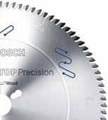 682 Kružne pile Top Precision Bosch pribor 11/12 Top Precision za savršene rezove Prednosti Top Precision: n Preciznost: savršeni, čisti rezovi n Udobnost:
