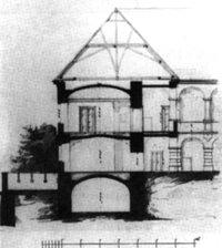 Presjek dvorca I. iz 1851. Autor: G. Reitz Bečki je dvor pokušavao oteti Erdödyjima Moslavinu, ali bezuspješno. Erdödyji nisu imali nikakve koristi od Moslavine cijelo 17.