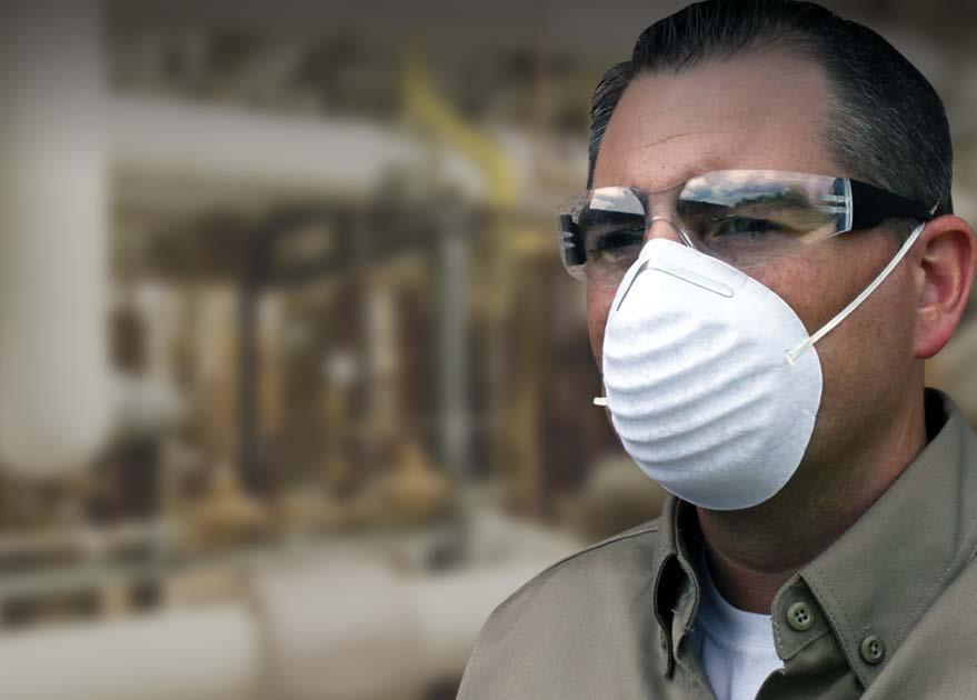 RESPIRATORY CUT RESISTANT DISPOSABLE NUISANCE & FACE MASK SUBSECTION DISPOSABLE NUISANCE DUST MASK STYLE NUMBERS 270-1000 - Standard 270-1101 - Economy Low Profile Design Allows for Perfect