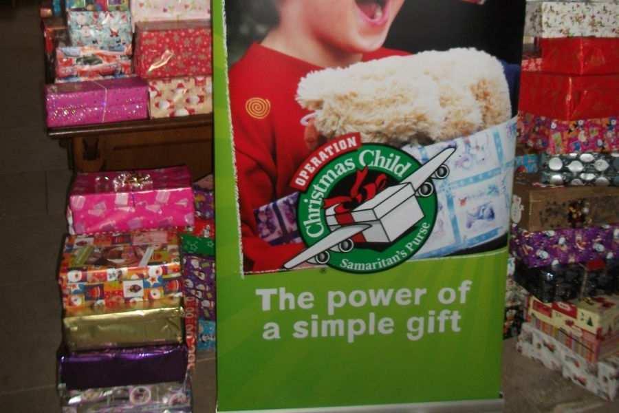 Shoeboxes are of course an essential part of the annual Shoebox Appeal.