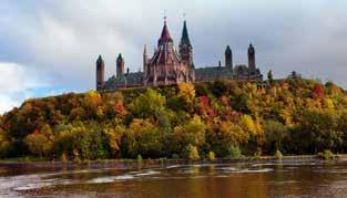 Day 3 Ottawa Thursday September 14 Sit back and enjoy the colorful views of the Autumn countryside along the way to Ottawa, the historic and