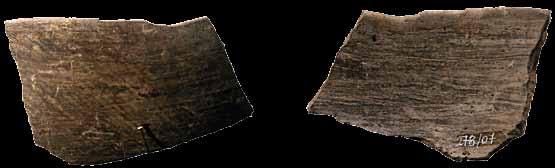 Sl. 2: Vinča - alatka na fragmentu zdele čiji se obod koristi kao radna ivica (Vuković 2013b: T. IV/1).