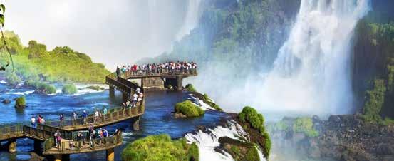 Optional Post-Tour Iguazú Falls Hold on to your hat while you experience the thundering roar and huge clouds of