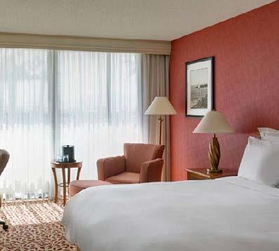 Relax in the hotel s spacious guest rooms with luxury bedding and wireless internet.