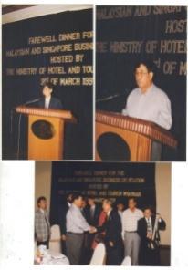 were organised in Singapore, Malaysia and Yangon with Officials from various Ministries,