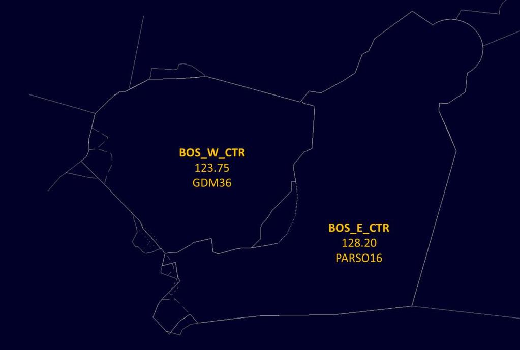 10. ZBW SECTOR SPLITS a. General (1) When Boston Center is combined, it will be operated as BOS_CTR on frequency 134.700.