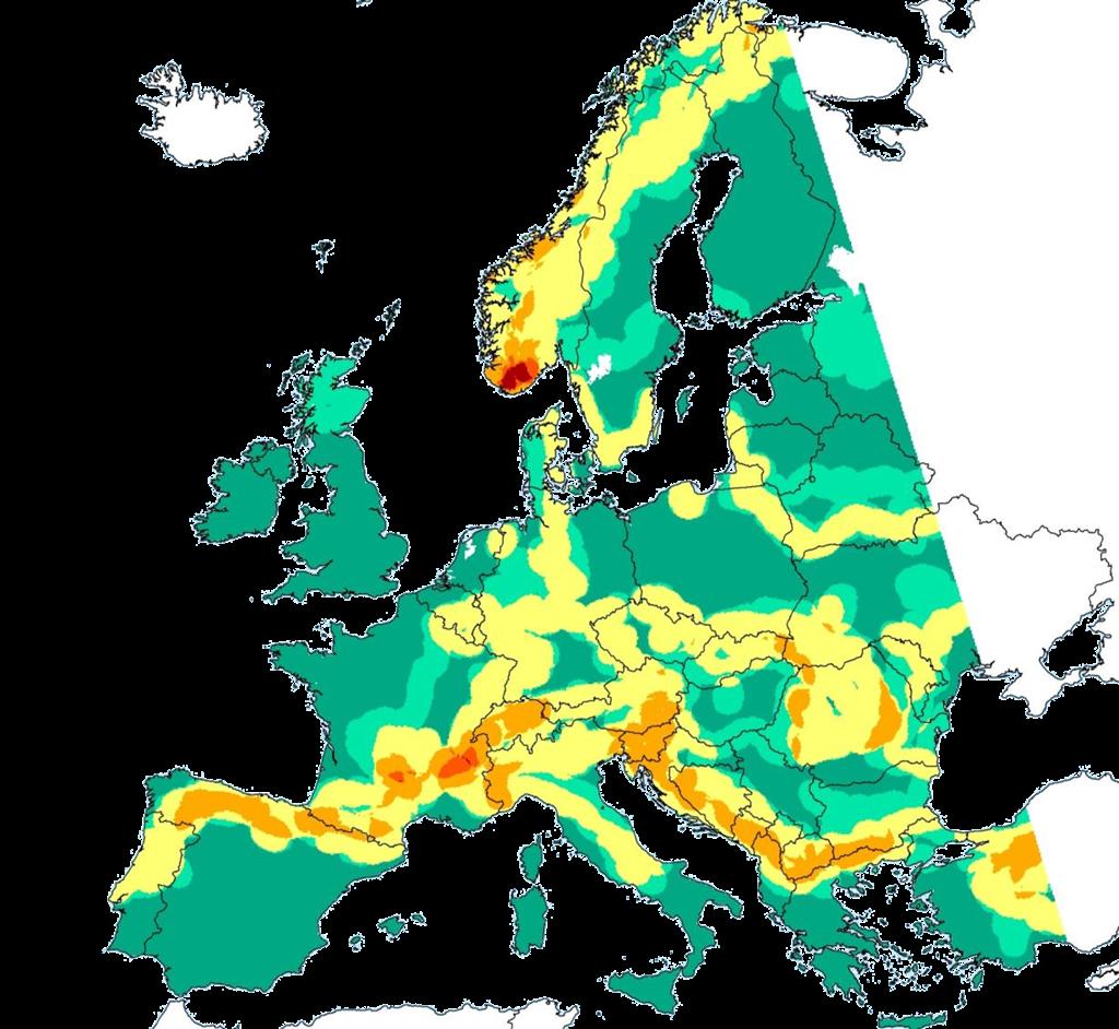 Classification Number Landscape categories near of the hotspot categories Biogeographical regions 3/10 Alpine, Atlantic, Classification Boreal Environmental