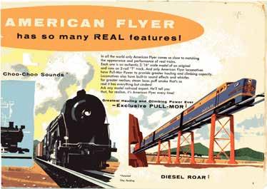Sometimes there's a comment, we always had an American Flyer (or Lionel) train set around the Christmas tree when I was growing up.