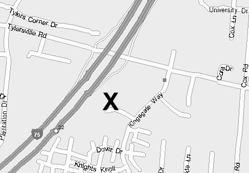 =========== 6 =========== March Meeting Location DIRECTIONS: From Dayton, take I-75 south to Exit 22 (Tylersville Road). Turn left and go east on Tylersville to the light at Kingsgate Way.