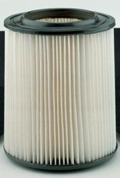WET/DRY VAC ACCESSORIES High Performance Vacuum Filters. CRAFTSMAN PROFESSIONAL HEPA FILTER. Hepa filter material is 99.