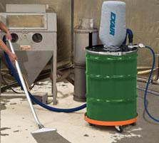 The Heavy Duty Dry Vac has been engineered to vacuum more dry materials in less time with less wear.