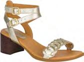 Sandals GOLD CUP VIVIANNE MORA 160/72 Introducing a New Low Block Heel Sandal with Wearable 2" Heel Height Soft, Full-Grain Leather Adjustable Buckles on Ankle Strap for a Secure Fit Luxury Lambskin