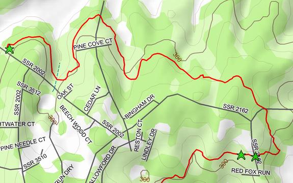 Section 3 Possum Track Road to Possum Track Road 2.50 miles 2.51 miles 225 feet 245 feet 1.28 miles 1.