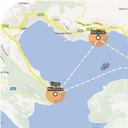 Distance map - ROAD DISTANCE Kumbor project -
