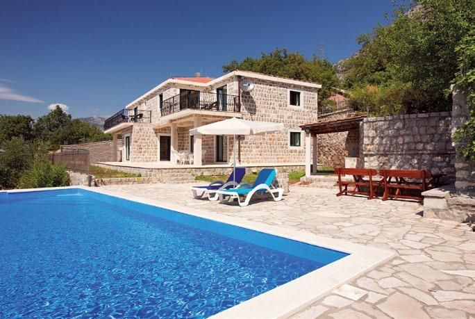 Villa Tia Modern villa 4 bedroom Sleeps 8 Private pool Located in the peaceful hills of Blizikuce, Villa Tia offers the perfect location for a private and relaxing Montenegro holiday.