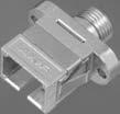 Hybrid Adapters - SC/FC/ST Fiber Optic Products Catalog FC Connectors (Continued) FC to ST Simplex Adapter - Metal Hybrid FC to ST Simplex Adapter - Metal Metal Electroless Nickel 5503640-1