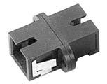 SC Adapters Suitable for any SC connector Available with metal or ceramic alignment sleeves Choice of housing materials and colors Duplex adapters accept two simplex connectors or one duplex