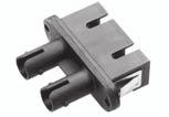 SC Connectors (Continued) SC to ST Hybrid Adapters (Continued) Flangeless SC to ST Simplex Adapter - Metal Ceramic Electroless Nickel 6278350-7 Metal Electroless Nickel 6278350-5