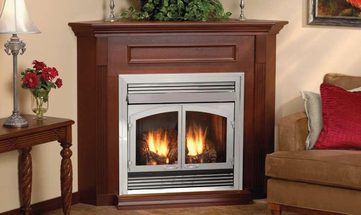 Features Breckenridge Deluxe, Premium, and Select Models More Sizes and Configurations Than Ever More Decorative Accessories Than Ever Louver and Flush Front Models Refractory, Ceramic Fiber, and