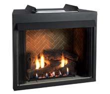 Features For use with contemporary burners, we also offer stainless steel and reflective black liners to fit the Deluxe firebox, along with special Artisan mantels in modern matte black or matte
