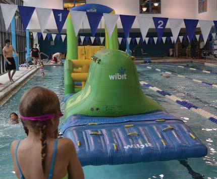 INDOOR POOL PARTIES AND COMBOS fun run splash 2 HOURS 349M/ 379NM This 65-foot floating obstacle course includes 6 stations of slippery fun that will keep your party afloat!