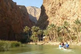 Possible activity along the transfer Wadi Shab 1h-3h The most famous wadi
