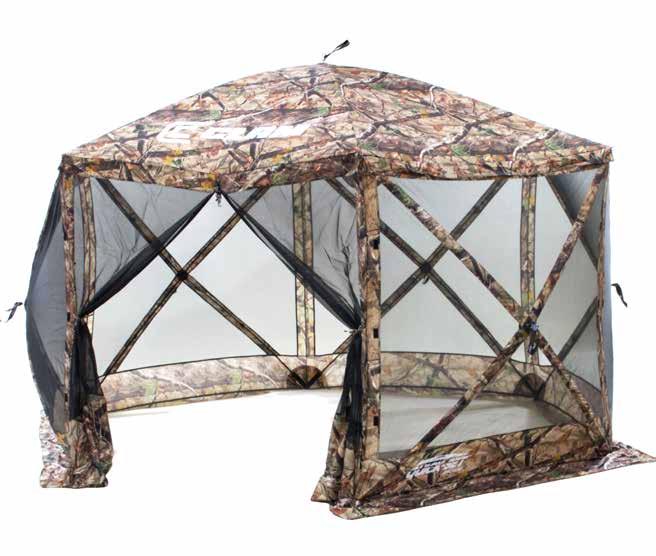 THE PERFECT BACKYARD GAZEBO! POLAR CUB CART The Quick-Set Escape is the original six-sided screen shelter and the one that started the Quick-Set series.