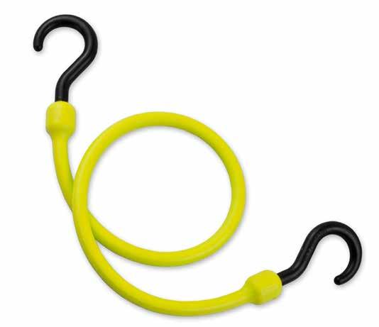 hook or the Integrated Nylon Fixed-End hook. The Fixed-End hook features a gate and reinforced hook eyelet, allowing you to clip the end EASY of the cord onto a ring or through a tarp s eyelet.