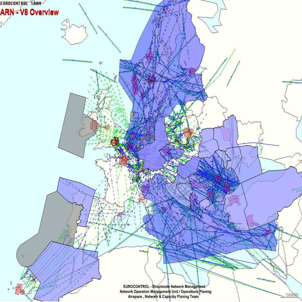 WA2: Dynamic airspace configurations and CDM A pre-defined, coordinated and flexible organisation of routes and their