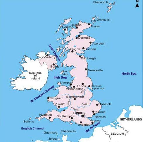 The three longest rivers in the UK are: River Trent is one of the major rivers in England. It s 297 Km long.