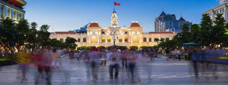 TOUR INCLUSIONS HIGHLIGHTS Visit the bustling metropolis of Ho Chi Minh City Relax on the stunning beaches of Hoi An Enjoy the freedom to explore at leisure FLIGHTS Return direct international