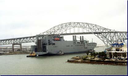 higher/wider clearances for ships entering Port of Corpus Christi Mobility: Need for better access to bridge by