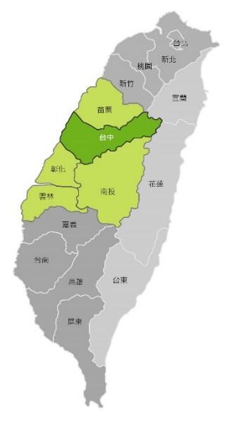 Attachment 2: Map Wide area Taiwan Tai pei catchment area Taoyuan Mi aoli County Port New Taipei City Taipei