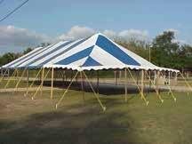 30 Wide Traditional Pole Tent