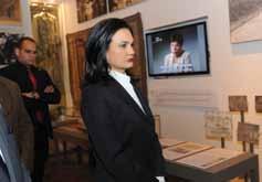 Vice President and Foreign Minister of Panama Isabel Saint Malo de Alvarado was guided through the Holocaust History Museum on 26 October.