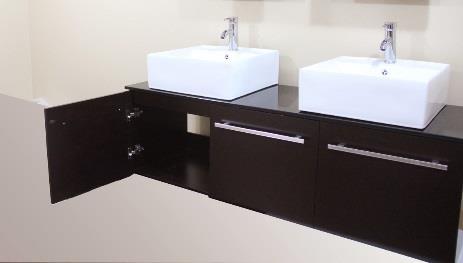 setting and features clean lines and a distinctive design with a concealed back drain located behind the basin leaving nothing to obscure the beauty of this artistic piece.