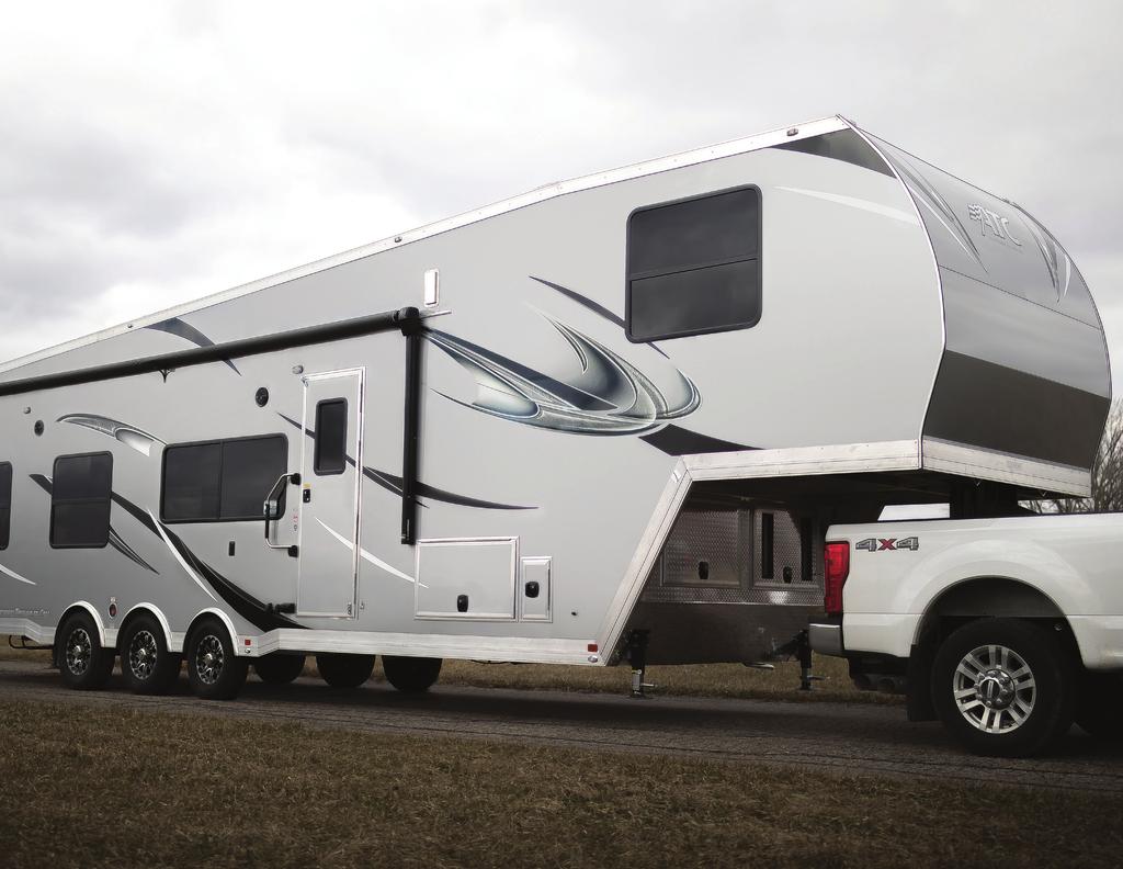 FIFTH WHEEL An ATC Aluminum Toy Hauler Fifth Wheel is the ultimate in hauling capacity.