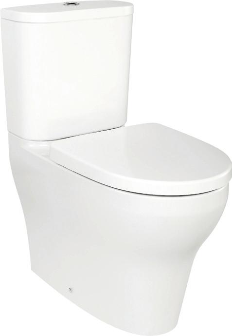 standard toilet seat) square cistern full back to wall suite for easy clean back and bottom water inlet available CYGNET back to wall overheight close