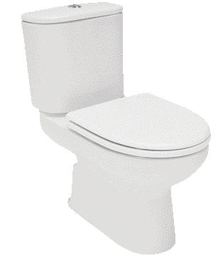 185mm bottom inlet square cistern HERON toilet suite s trap