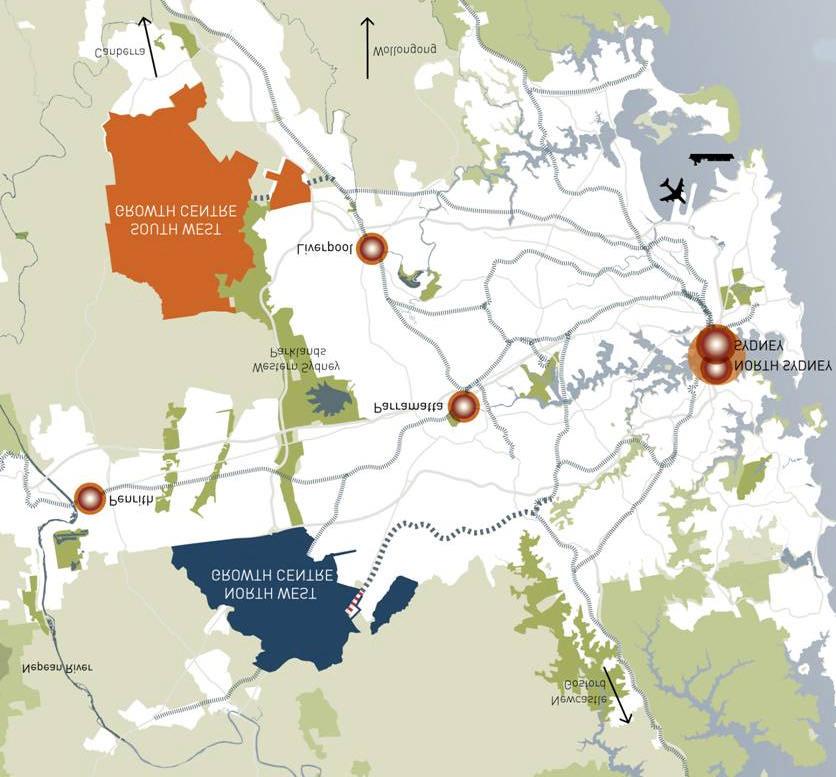 Growth Centres: Background Metropolitan Strategy North West & South West Rezone land quickly Planning and infrastructure State