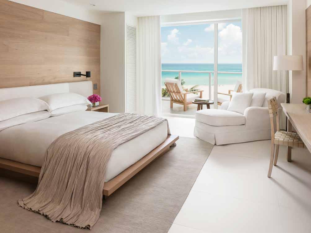 FEATURES IN EVERY ROOM Lavishly appointed guest rooms, many with ocean views, bay views, city views, some with oversized furnished terraces King, and double-bedded rooms Down comforts and pillows
