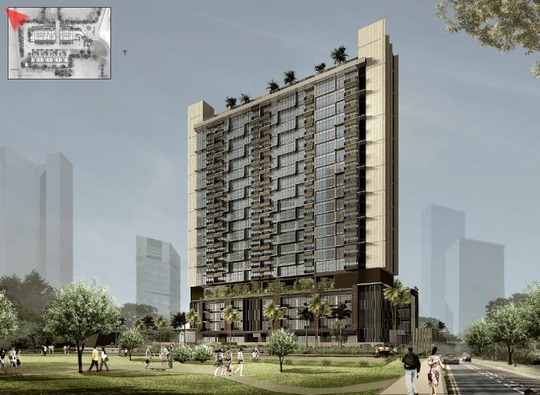 condominium project District 1 GFA: 57,000 sq. m.