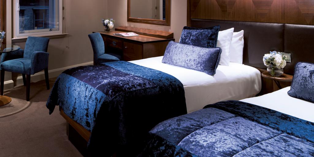 THE HEART OF A LOVELY STAY Characterful, cultured and calm, the Radisson Blu Edwardian, Kenilworth is warmly inviting and quietly stylish in the heart of Bloomsbury.