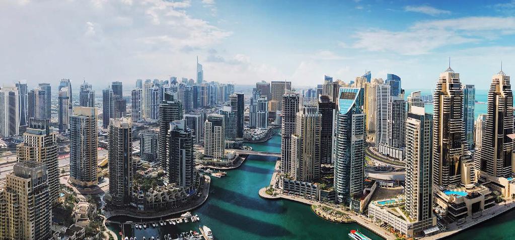 DUBAI MARINA LIFESTYLE Dubai Marina, the largest man made Marina in the world, is an affluent residential neigborhood known for its stunning